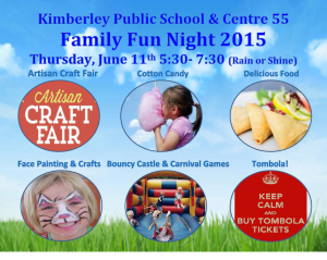 Family Fun Night Flyer 2015